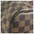 Borsa Louis Vuitton Damier Neverfull MM Marrone - vista 10