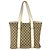 Borsa a tracolla tote Gucci 145971 GG Logo Bianco Beige - vista 2