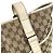 Borsa a tracolla tote Gucci 145971 GG Logo Bianco Beige - vista 9