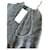Autre Marque Musier Paris Grey Wool Knit Top with Pearl Detail White  - view 3