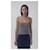 Autre Marque Musier Paris Grey Wool Knit Top with Pearl Detail White  - view 4