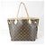 Borsa Tote in tela marrone Louis Vuitton - vista 3