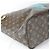 Borsa Tote in tela marrone Louis Vuitton - vista 7