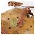 Borsa a tracolla in pelle stile MCM Visetos Marrone - vista 10