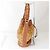 Borsa a tracolla in pelle stile MCM Visetos Marrone - vista 4