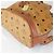 Borsa a tracolla in pelle stile MCM Visetos Marrone - vista 5