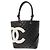 CHANEL Cambon Line Small Tote Bag Schwarz Weiß - Ansicht 2