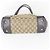 Borsa tote Gucci marrone in tela GG e pelle - vista 7