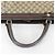 Borsa tote Gucci marrone in tela GG e pelle - vista 8