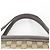 Borsa tote Gucci marrone in tela GG e pelle - vista 9