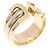 Anello Cartier 2C in oro tricolore 18K