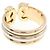Anello Cartier 2C in oro tricolore 18K - vista 3