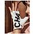Chanel Guantes sin dedos de piel Negro Blanco - vista 12