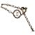 Timeless Collana Choker Chanel Crystal CC in metallo dorato D'oro Metallico - vista 8