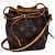 Borsa a tracolla Louis Vuitton Monogram Nano Noe Marrone