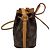 Borsa a tracolla Louis Vuitton Monogram Nano Noe Marrone - vista 3