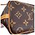 Borsa a tracolla Louis Vuitton Monogram Nano Noe Marrone - vista 7