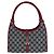 Gucci Jackie GG Canvas Leather Handbag Brown Beige