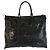 Borsa Tote Gucci GG Imprime in PVC e pelle nera Nero - vista 2