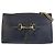 Borsa a tracolla Gucci Leather Emily Horsebit Blu