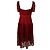 Self portrait Self-Portrait Guipure-Kordelspitzen-Midikleid aus rotem Polyester Bordeaux - Ansicht 3