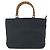 Sac cabas Gucci Vintage Bamboo Nylon Noir