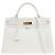 Hermès Hermes Kelly Light Epsom con Gold Hardware 35 Bianco