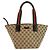 Borsa Tote Gucci GG Canvas Sherry Line Marrone