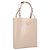 Borsa Tote in Pelle con Logo Triangle Prada Borsa da Donna Beige Marrone - vista 2