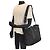 Borsa Tote 2way in Nylon e Pelle Tessuto Prada Nero - vista 7