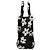 Borsa a mano Marc Jacobs nera "The Small Tote Bag" con stampa floreale all-over e logo ricamato in cotone da donna Nero - vista 3