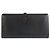 Chanel Leder Coco Button Long Wallet Schwarz