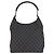 Borsa Hobo a Spalla Gucci GG Canvas Suede Nero - vista 2