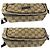 Borsa Messenger Gucci GG Canvas e Pelle Marrone - vista 6