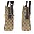 Borsa Messenger Gucci GG Canvas e Pelle Marrone - vista 8