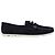 Mocassini in scamosciato Prada nero Scarpe da donna