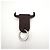 Ring Hermès Portachiavi HERMES Petite Ash Porte-Clé Trous Marrone - vista 2