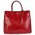 Prada Saffiano Leder Triangle Logo Tote Bag Rot