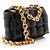 Borsa a tracolla maxi Cassette in agnello Bottega Veneta Nero - vista 2