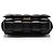 Borsa a tracolla maxi Cassette in agnello Bottega Veneta Nero - vista 4