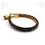 Bracciale Louis Vuitton Alma Oro Marrone - vista 10