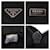 Borsa a tracolla Prada Nylon Leather Tessuto Triangle Logo Nero - vista 4