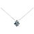 Autre Marque Collana in oro Au750 e diamanti Argento