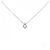 Autre Marque Collana in platino e diamanti Argento