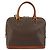 Céline Celine Vintage Macadam Canvas and Leather Marrone - vista 2