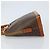 Céline Celine Vintage Macadam Canvas and Leather Marrone - vista 4