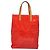 Louis Vuitton Reade Monogram Vernis MM Rosso - vista 2