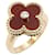 Van Cleef & Arpels Vintage Alhambra Carnelian Ring Red Golden  - view 1