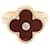 Van Cleef & Arpels Vintage Alhambra Carnelian Ring Red Golden  - view 2