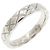 Anello Chanel Coco Crush Medium Band in Platino e Diamante